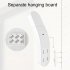 Hallway Night Light Wall Lights With 360    Rotatable Lamp Head 2700K Color Temperature USB Charging Night Light For Bedroom Living Room Office Black  warm light