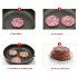 Hamburger Form  Presser For Cutletses Burger Maker Mould Meat Beef Grill Press Cutlets Silver