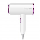 Hammer  Shape  Hair  Dryer Hot And Cold Air Negative Ion Hair Dryer For Household Dormitory White rose purple