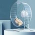 Hamster Exercise Wheel Acrylic Running Wheel Exerciser Chinchilla Treadmill Ultra Quiet Exercise Wheel Hamster Running Wheel For Gerbils Sugar Gliders Squirrels