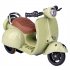 Hamster Motorcycle Toys For Guinea Pig Small Animal 360 Degree Rotating Light Electric Scooter Pets Supplies  Blue 