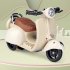 Hamster Motorcycle Toys For Guinea Pig Small Animal 360 Degree Rotating Light Electric Scooter Pets Supplies  Blue 