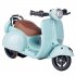 Hamster Motorcycle Toys For Guinea Pig Small Animal 360 Degree Rotating Light Electric Scooter Pets Supplies  Blue 