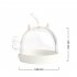 Hamster Portable Transparent Cage With Silicone Handle 180 Degree Side Rotatable Travel Carrier For Golden Bear Purple