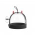 Hamster Portable Transparent Cage With Silicone Handle 180 Degree Side Rotatable Travel Carrier For Golden Bear Purple