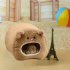 Hamster Winter Warm Cage Bear Shape Fleece House with Bed Mat for Small Pet Brown 11   11cmbrown