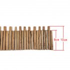 Hamster Wooden Fence Wood Ladder Bridge Toy Hideout Pet Tooth Cleaning Molar Toys Pet Accessories 30cm Long
