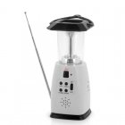 Hand Crank Dynamo Solar LED Lantern with FM Radio and Power Bank Functionality