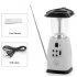 Hand Crank Dynamo Solar LED Lantern with FM Radio and Power Bank Functionality