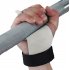 Hand Grip Synthetic Leather Gymnastics Palm Guard Protectors Glove Pull Up Bar Weight Lifting Glove M grey