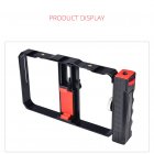 Hand Held Camera Bracket Second Generation Movie Live Video Stabilizer Mobile <span style='color:#F7840C'>Phone</span> Rabbit Cage Stand black
