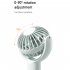 Hand Held Fan  3 Speeds Personal Mini Portable Fan  90    Rotation Adjustment Type c Charging Powerful Small Handheld Fan For Travel White