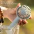 Hand Held Fan  3 Speeds Personal Mini Portable Fan  90    Rotation Adjustment Type c Charging Powerful Small Handheld Fan For Travel White