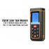 Hand Held Laser Distance Measure with 0 05 to 100 meter range for measuring distance  area and volumes  can take indirect measurements using Pythagorean Theorem