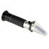 Hand Held Refractometer Uses the critical angle working principle to determine the sucrose content of liquids and has no batteries so will never let you down