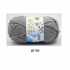 Hand Knitting Cotton Knitting Wool Doll Thread for Knitting Scarves Gloves Clothes gray
