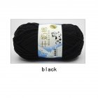 Hand Knitting Cotton Knitting Wool Doll Thread for Knitting Scarves Gloves Clothes black