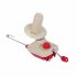 Hand Operated Swift Yarn Fiber Wool String Roll Ball Thread Skein Winder Machine White Red