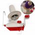 Hand Operated Swift Yarn Fiber Wool String Roll Ball Thread Skein Winder Machine White Red