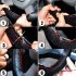 Hand Sewing Steering Wheel Cover Microfiber Leather Sweat absorbent Breathable Car Steering Wheel Cover black 40cm