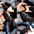 Hand Sewing Steering Wheel Cover Microfiber Leather Sweat absorbent Breathable Car Steering Wheel Cover black 38cm