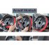 Hand Sewing Steering Wheel Cover Automotive Leather Steering Wheel Cover Handlebar Grip Car Steering Covers Black leather black line 40cm