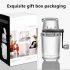 Hand Shaved Ice Machine Snow Cone Machine Household Manual Ice Crusher Multi Purpose Hand Shaved Ice Machine Ice Maker For Home Office Outdoor Camping transpare