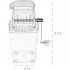 Hand Shaved Ice Machine Snow Cone Machine Household Manual Ice Crusher Multi Purpose Hand Shaved Ice Machine Ice Maker For Home Office Outdoor Camping transpare