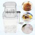 Hand Shaved Ice Machine Snow Cone Machine Household Manual Ice Crusher Multi Purpose Hand Shaved Ice Machine Ice Maker For Home Office Outdoor Camping transpare