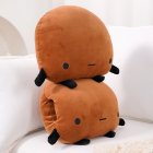Hand Warmer Plush  Pillow  Toys Cute Potato-shaped Soft Comfortable Sofa Cushion Practical New Years Birthday Gifts For Men Women Dark brown_35cm (with hand warmer)