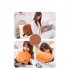 Hand Warmer Plush  Pillow  Toys Cute Potato shaped Soft Comfortable Sofa Cushion Practical New Years Birthday Gifts For Men Women Dark brown 35cm  with hand war