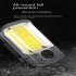 Hand held Auto Repair Tool Light Usb Rechargeable Cob Lamp Led Emergency Foldable Light Grey
