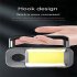 Hand held Auto Repair Tool Light Usb Rechargeable Cob Lamp Led Emergency Foldable Light Grey