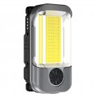 Hand held Auto Repair Tool Light Usb Rechargeable Cob Lamp Led Emergency Foldable Light Grey