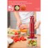 Hand held Cooking Stick Set 2 Speed Settings Multi functional Ergonomic Design Kitchen Accessories red Eu plug