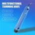 Hand held Deburring Cutter Deburring Tool Handle With 10 Pcs Rotary Deburr Blades Burr Remover Hand Tool For 3D Printing Resin Art Work NB1100 Bubble shell blue