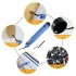 Hand held Deburring Cutter Deburring Tool Handle With 10 Pcs Rotary Deburr Blades Burr Remover Hand Tool For 3D Printing Resin Art Work NB1100 Bubble shell blue