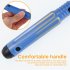 Hand held Deburring Cutter Deburring Tool Handle With 10 Pcs Rotary Deburr Blades Burr Remover Hand Tool For 3D Printing Resin Art Work NB1100 Bubble shell blue