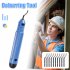 Hand held Deburring Cutter Deburring Tool Handle With 10 Pcs Rotary Deburr Blades Burr Remover Hand Tool For 3D Printing Resin Art Work NB1100 Bubble shell blue