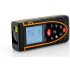 Hand held Laser Distance Reader has an 80 Meter Maximum Range and an IP54 Ingress Protection Rating