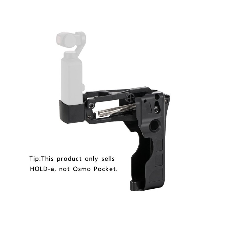 Hand-held Z-axis Shock Absorber Storage Box for DJI OSMO POCKET black