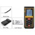 Hand held laser distance meter Measuring with 0 05 to 60m range for Distance  Area  Volumetric Data  has recall function  Spirit Level and Outdoor target board