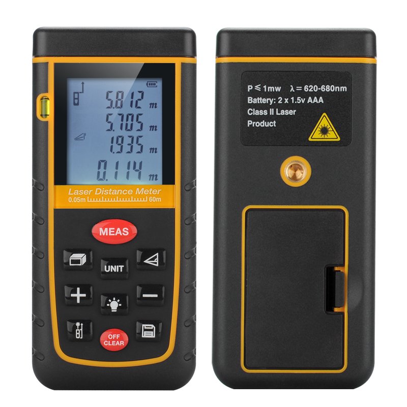A60 Portable Digital Laser Distance Measurer 