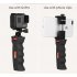 Handheld Camera Pistol Grip Universal Handle Grip Holder Selfie Stick for iPhone X GoPro Hero 6 5 Canon DSLR Cameras black