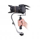 Handheld Camera Stabilizer Video Steadicam Gimbal for DSLR Gopro <span style='color:#F7840C'>Smartphone</span> black