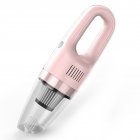 Handheld Car Vacuum Cleaner 5000Pa 120W High Power 36000 RPM USB Rechargeable Wet And Dry Cordless Vacuum Cleaner For Car Interior Desktop Home Cleaning pink