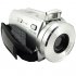 Handheld DV camera  digital video and still pictures  with great telescope style 8x optical zoom lens attachment