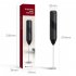 Handheld Electric Milk Frother Household Foam Maker Mini Blender For Coffee Frappe Latte Matcha Chocolate black