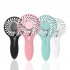Handheld Fan Mini Pocket USB Rechargeable Small Electric Outdoor Portable Small Fan Sports Outdoor Supplies Pink Style