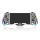 Handheld Grip Double Motor Vibration Built-in 6-axis Gyro Joy-pad Compatible For Nintendo Switch Game Accessories Transparent strip with light